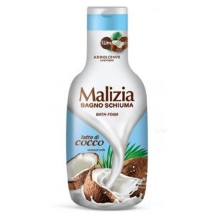Malizia Kokosové mlieko, Sprchový gél + pena do kúpeľa, 1L