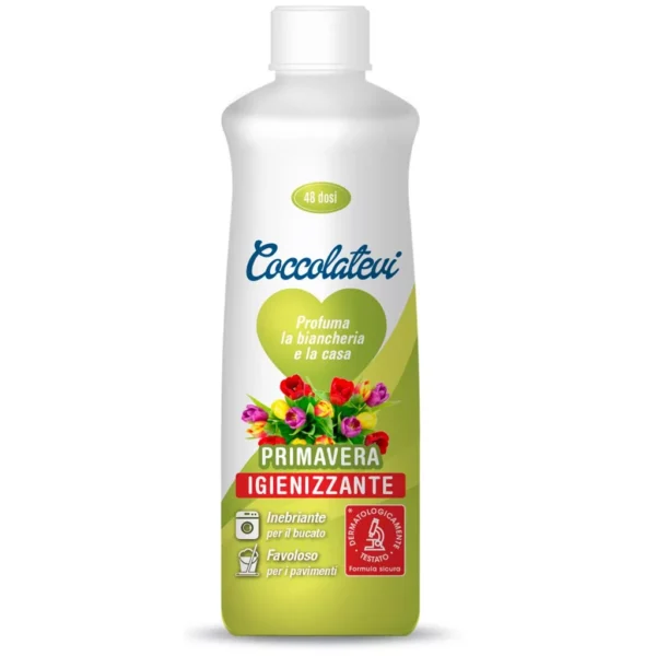 Coccolatevi Primavera, koncentrovaný parfum do práčky, dezinfekčný, 48PD, 300ml
