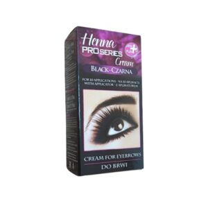 Henna PRO series, farba na obočie a riasy, čierna, 15 ml